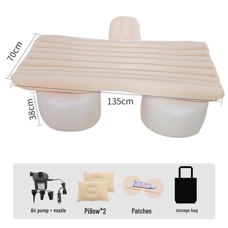 Car Back Seat Inflatable Mattress - Travel Air Cushion Bed