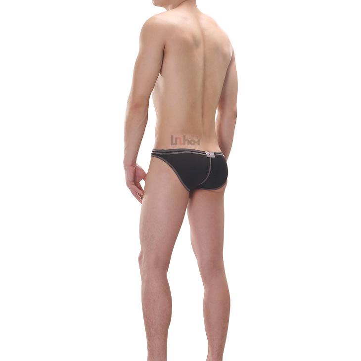 Tuhashe Men's Modal Sports Briefs - Contrast Color, Sweat-Absorbent, Breathable (Style 13022)