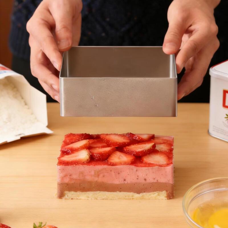 MDNG Square Mousse Ring Cake Mold (Set of 2)