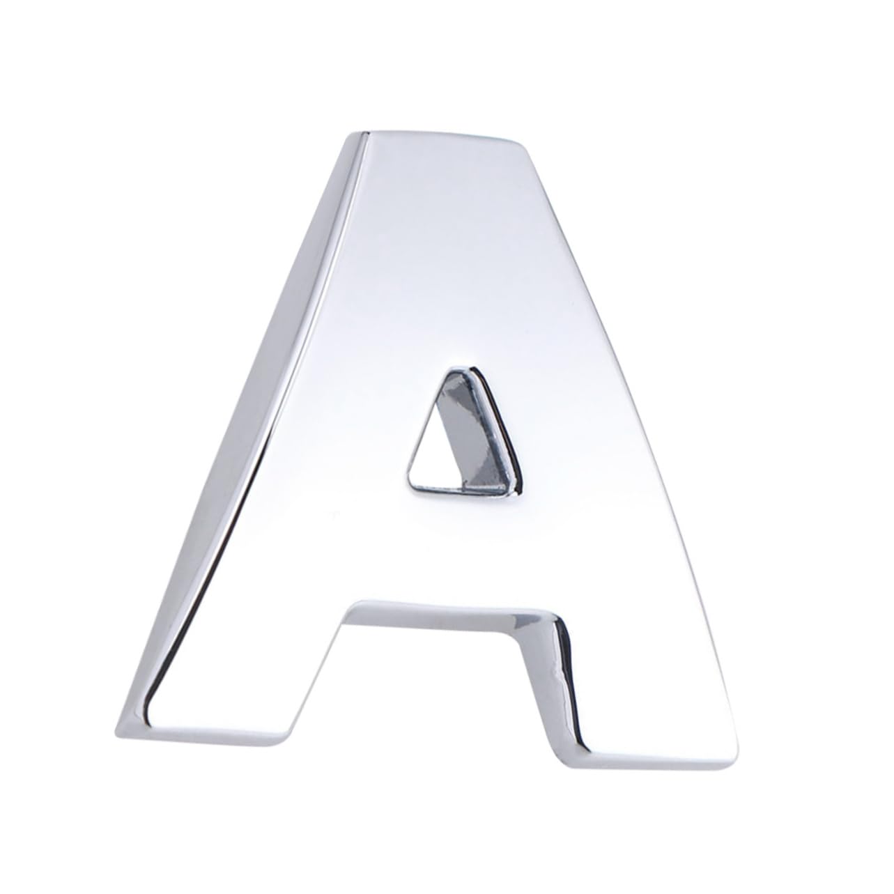 Totority Metallic Alphabet Stickers for Car Slings, Waterproof, No Remains, argento