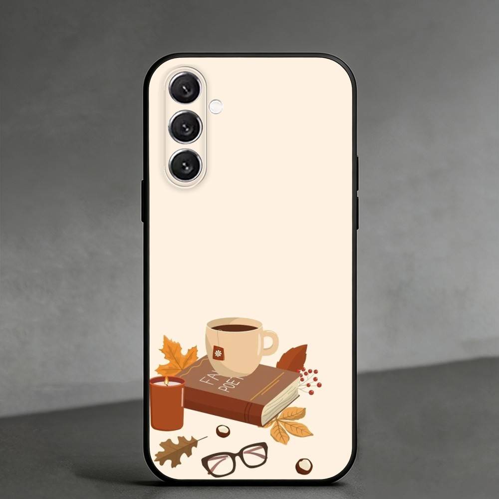 C-coffee Phone Case For Samsung Galaxy A91,80,73,72 ,71,53,52,32 ,31,22,21s,20,Soft Black Case