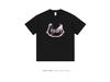 Blurred Lines Dog Print Unisex Streetwear T-Shirt: Trendy & Loose Fit for Couples