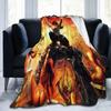 Manowar Throw Blanket Warm and Stylish for Camping Cartoon Design Perfect for Home Textiles and Outdoor Adventures