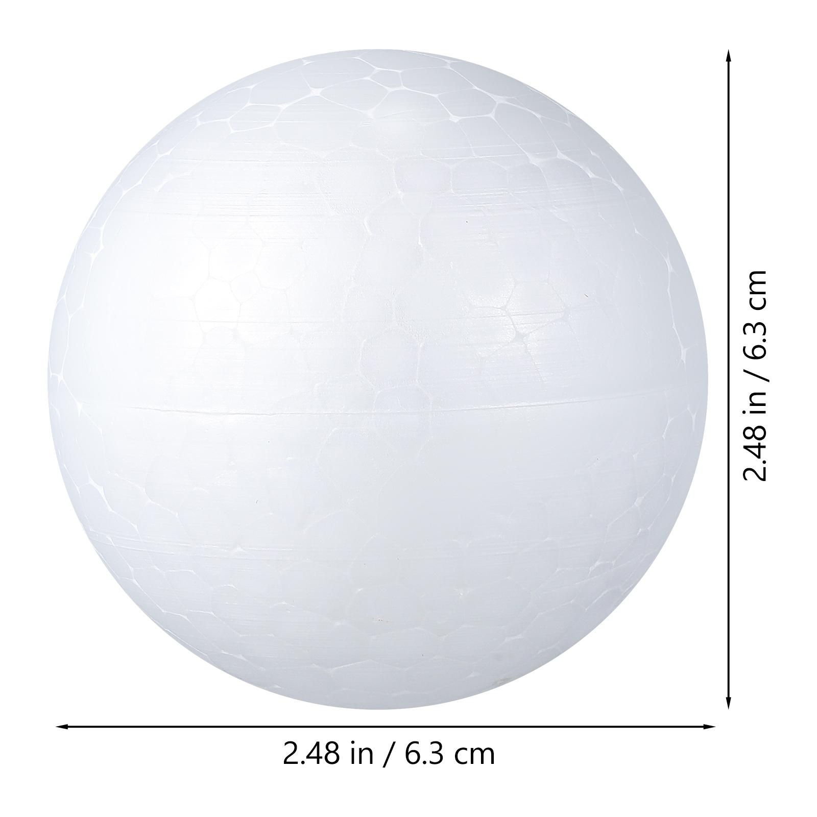 

15pcs 10Cm Christmas Foam Balls White Craft Ball For Diy Ornament Educational Art Project Decor Props other