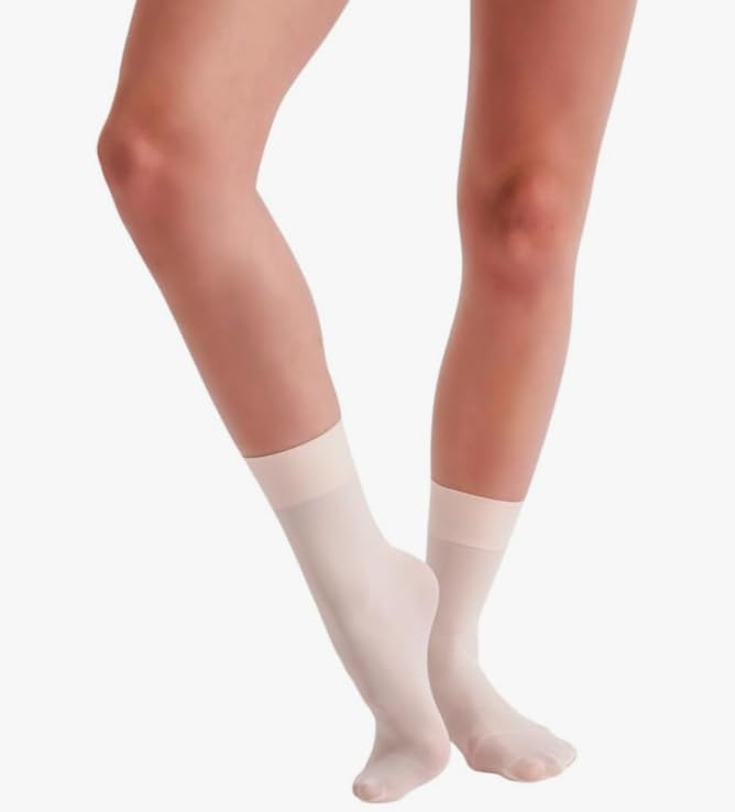 Pro Dance Ballet Socks and Sets and Royal for Kids and Jazz and 1 Tights, Mix-and-Match Available, Short, Ankle-Length, White, Pink, Adults, Ballet,