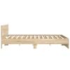 Bed Frame Wall Mounted Sonoma 193 x 203 cm Engineered Wood