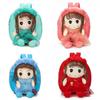 Princess Series Plush Girl Backpack With Breathable Nylon And Adjustable Straps For Toddlers And Preschoolers