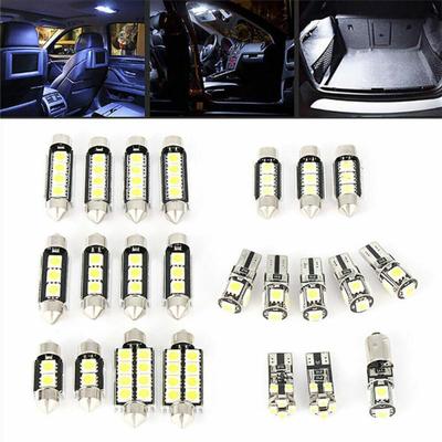 23pcs Super Bright Canbus LED Bulbs 5050 SMD LED Lights Bulb Car Interior Light Dome Light LED MAP