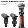 Wine Dispenser Petal Shaped Red Wine Vacuum Fresh-keeping Stopper 2-in-1 Wine Storage Fast Dispenser Household Wine Dispenser