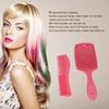 3 Pieces Hair Brush and Comb Set Hollow Comb Wide Tooth Comb Double Teeth Hair Washing Brush for Men Women