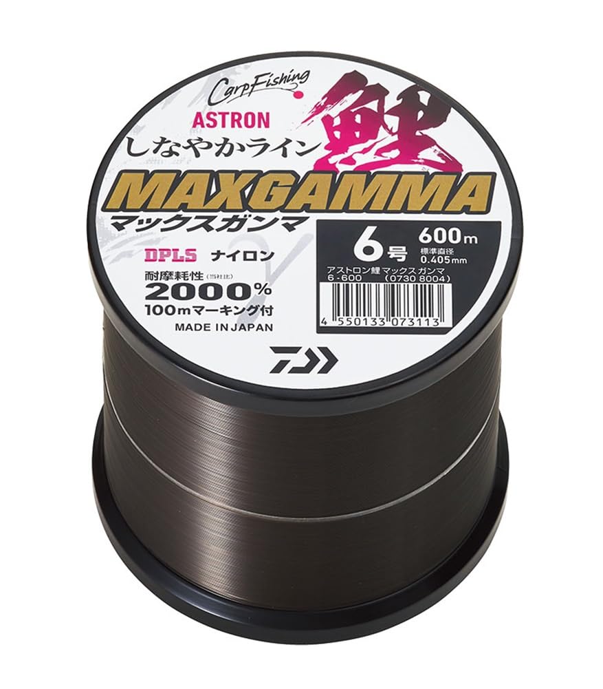 

Daiwa Nylon Line Astron Koi MAX Gamma 10 600m Snail Black No. чёрный