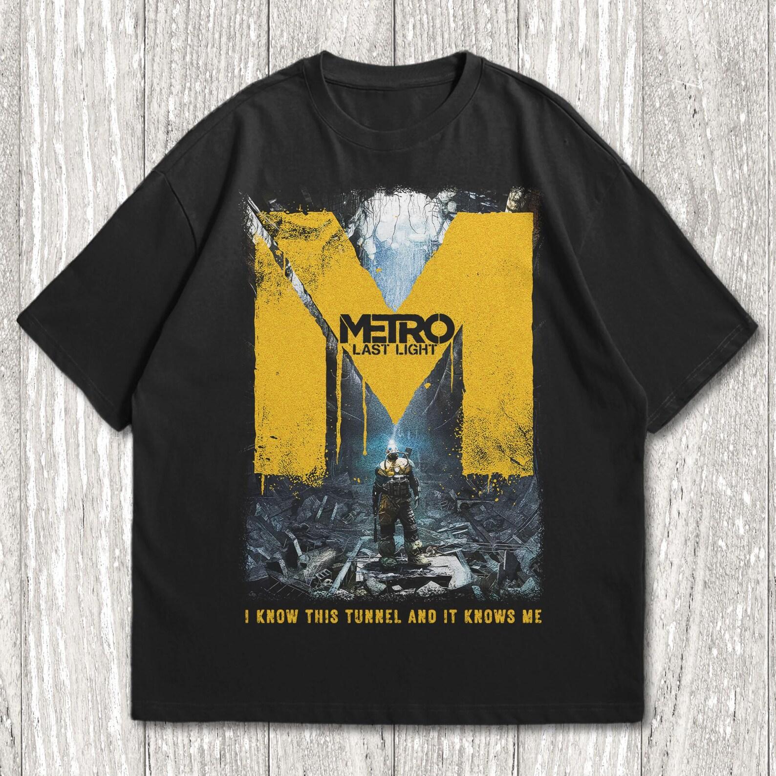 Metro Last Light, Horror Video Game Merchm Shouter Video Game T-Shirt S