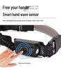 Rechargeable Motion Sensor COB Headlamp - Dual Light for Night Running, Camping, and Outdoor Use