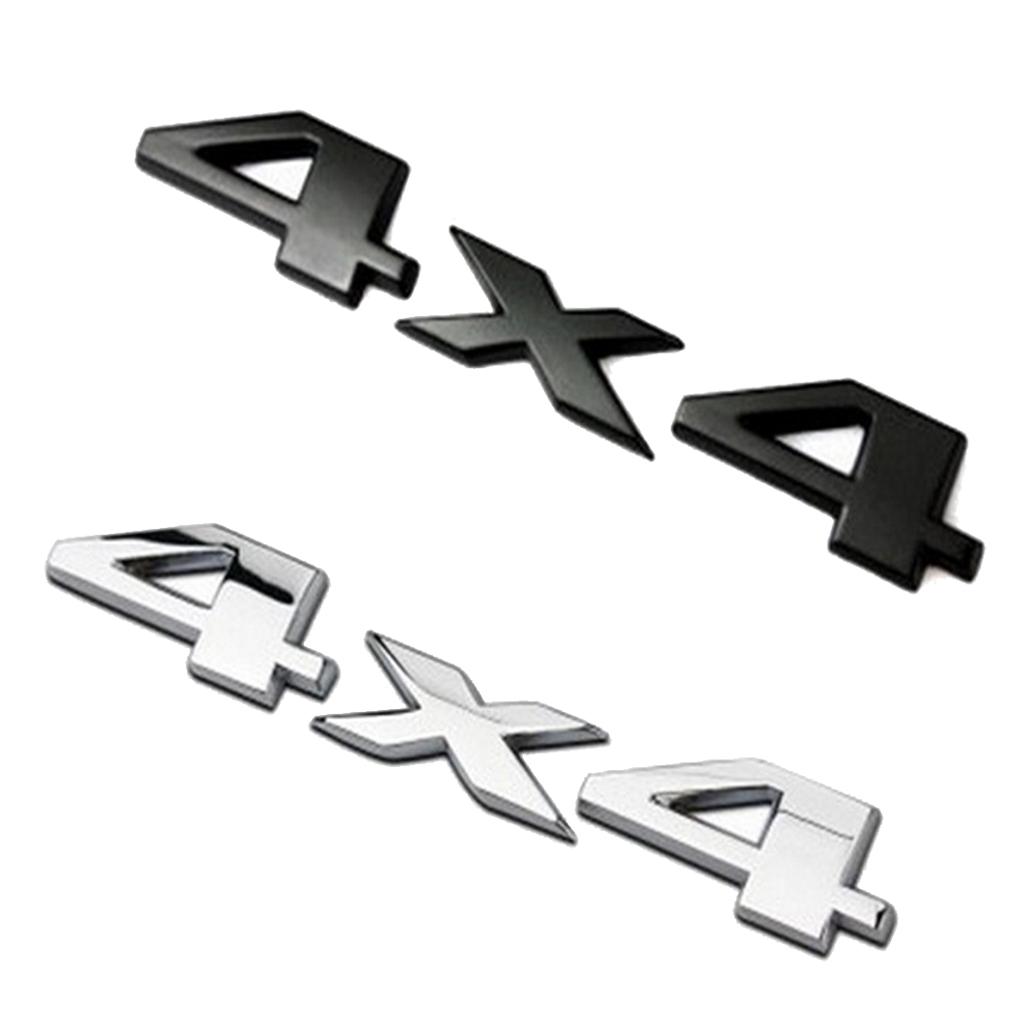 Tailgate Insert Letters 3D Raised Car Letter 4X4 Sticker with Adhesive Tape