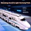 DIY Simulation Train Electric Car - Kids Sound & Light Model Toy, Ideal Birthday Gift for Boys Girls