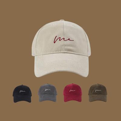 Classic Letter Baseball Hat For Women Men Cotton Casual Sun Visors Fashion Embroidery Peaked Cap Unisex Solid Color Bonnet Gorra