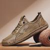 Fashion Summer Men Casual Mesh Shoes Breathable Loafer Lightweight Outdoor Walking Shoes Men's Sneakers Flat Driving Shoes Size 38-46