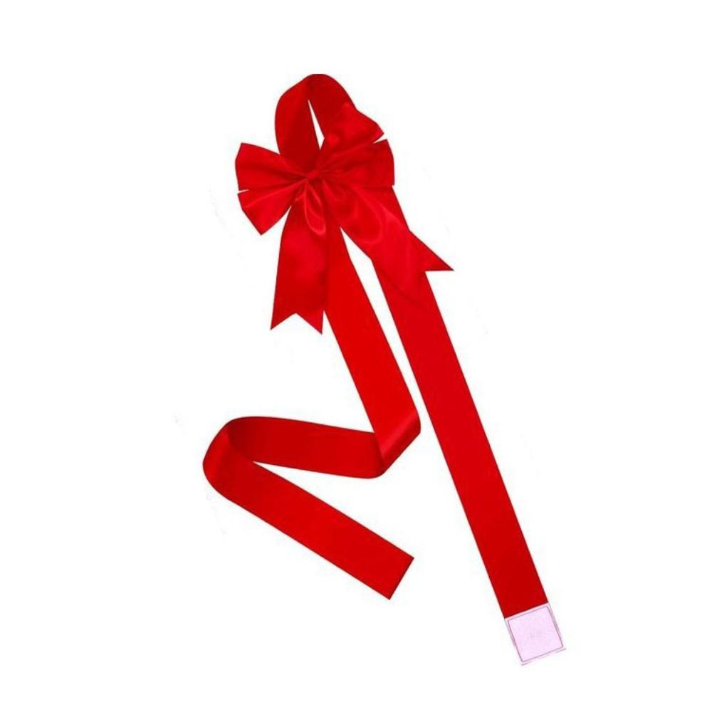 Large Size Christmas Cabinet Door Ribbon Bow Green/Red Window Bow Gift Wrapping Bow Wedding