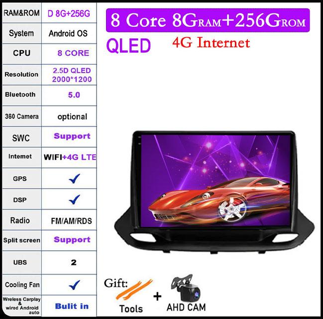 Android 14 For Chevrolet Menlo 2020 - 2022 Car Radio Carplay DSP Auto 4G+WIFI QLED Multimedia Video Player GPS Navigation