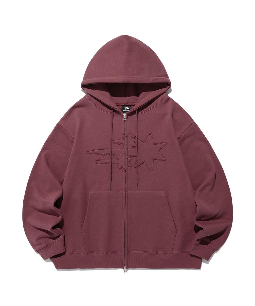 Niceghostclub 3Star Logo Zip Hoodie_6Colors(Ng2Efum480A)