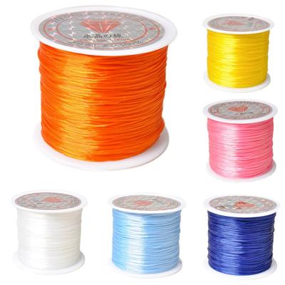 40m/roll Black White Stretch Elastic Cord Elastic Thread For Beading Cord String Thread Diy Bracelets Necklace Jewelry Making