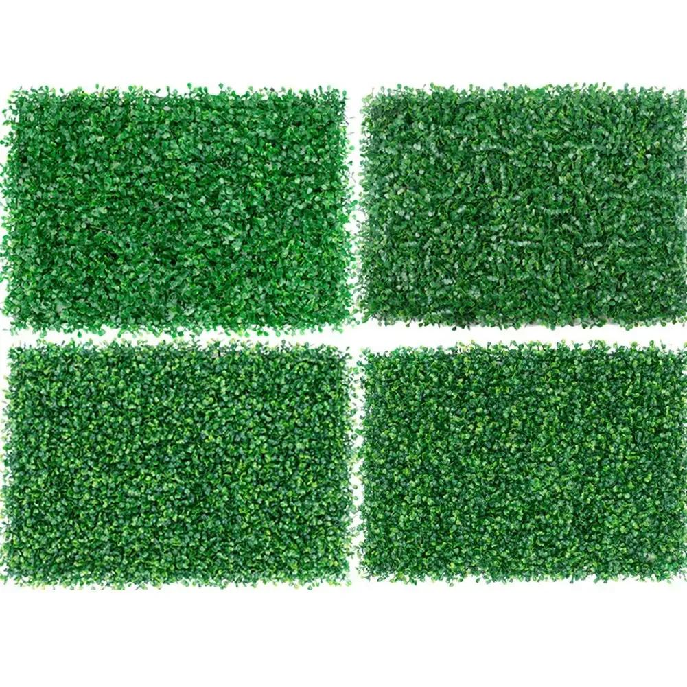 40x60cm Artificial Plant Walls Foliage Hedge Grass Mat Greenery Panels Fence Home Decoration Fake Plants Garden Simulated Lawns