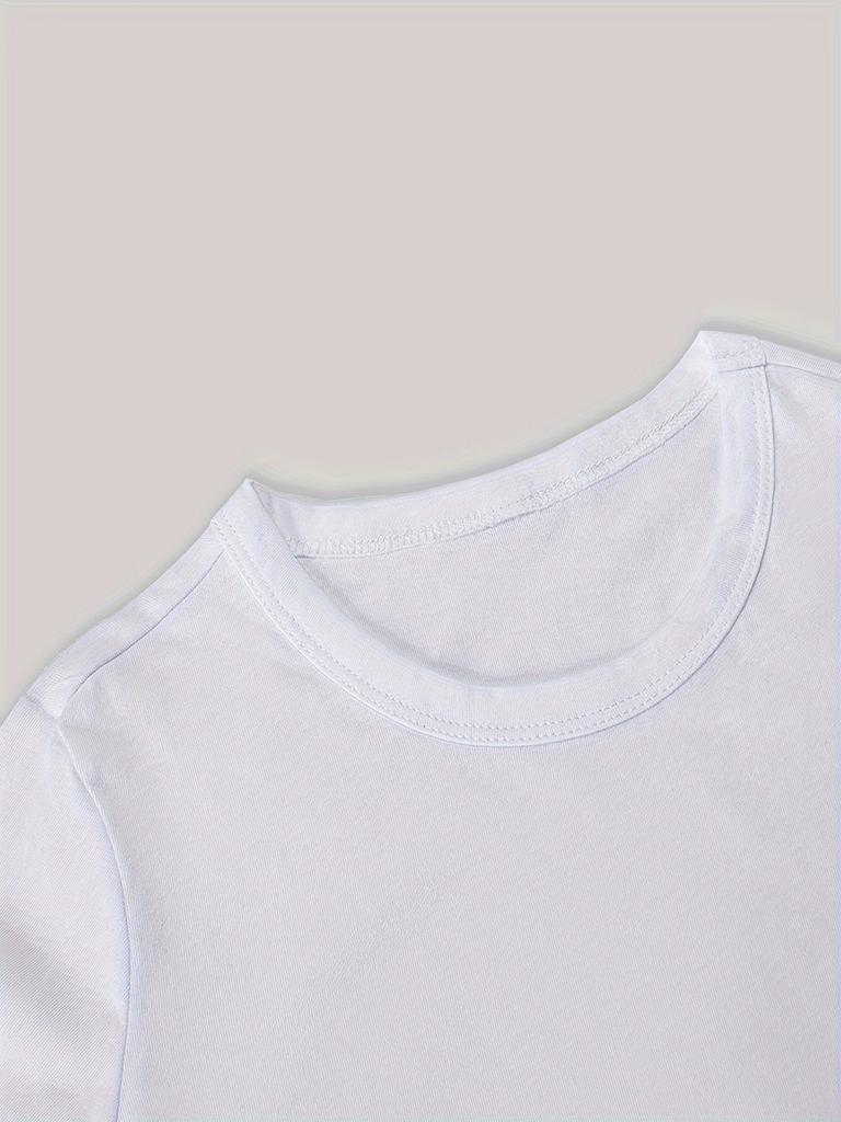 Taglie Europee T-shirt Stampata da Ragazzo - Grafica Carina di Orsetto Skater, Maglietta Estiva a Maniche Corte Leggermente Trasparente per Bambini, Abbigliamento Casual e per lo Skate Park