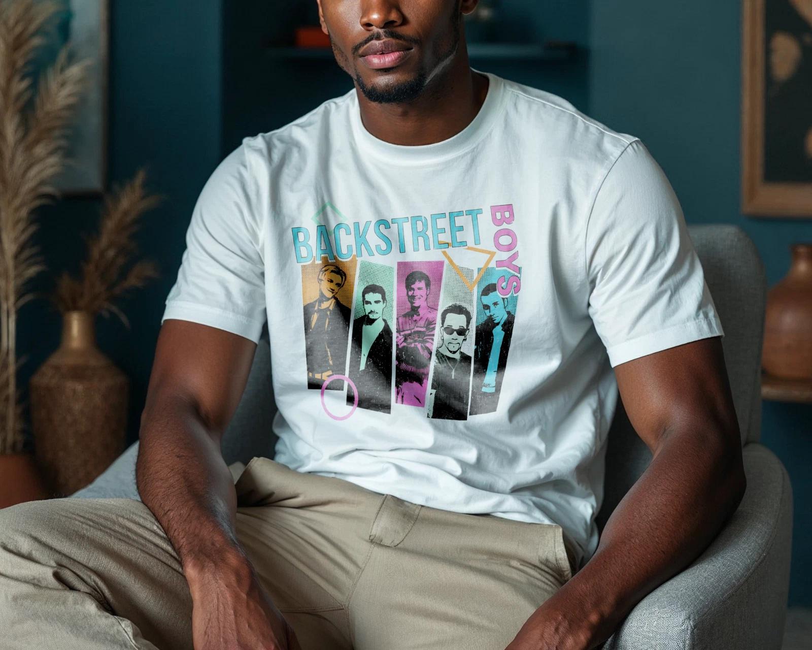 Backstreet Boys T-Shirt Vintage 90s Pop Band Graphic Tee Retro Music Unisex A71 S