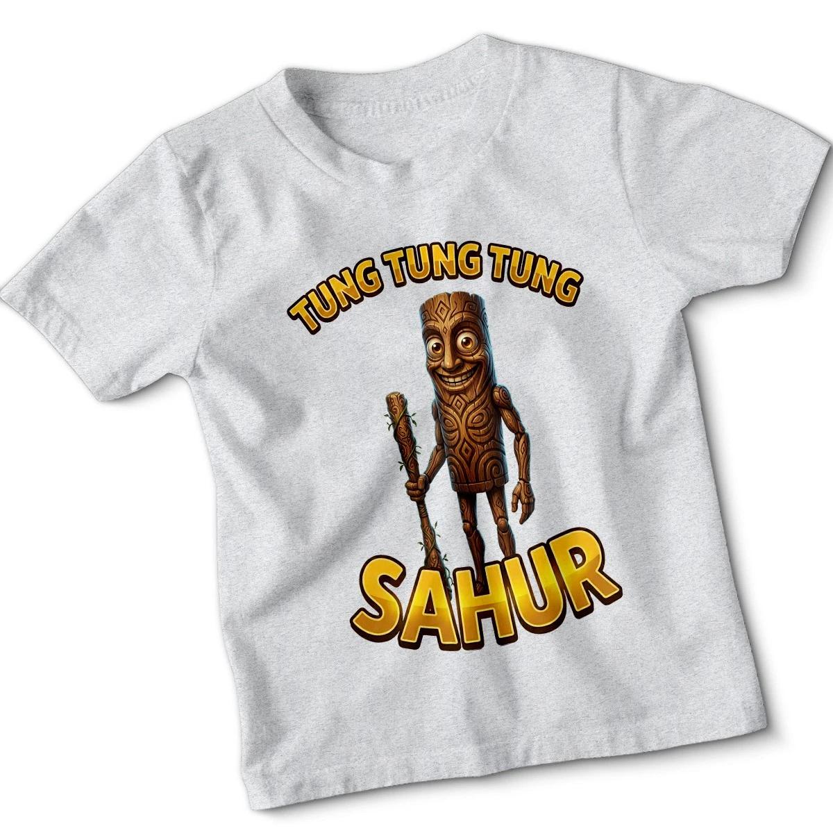 Tung Tung Tung Sahur Ramadan Brainrot Holidays Unisex Kids Tee Funny Cultural 160
