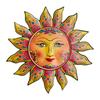 Iron Sun Wall Decor Sun Flower Wall Art Decoration Sun Face Ornament for Home Garden Farmhouse Living Room Bedroom