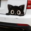 Car Stickers Black Cat Waterproof PVC Decals Scratches Masking Cute Creative Applicable for Cars Motorcycles