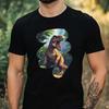T-Shirt Herren Dino Pixel Art Motiv Baumwolle Größe XS bis 5XL