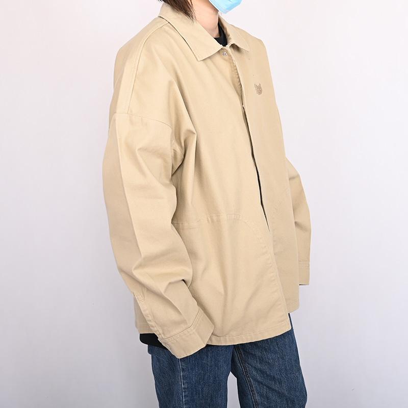 Vans Comfortable Solid Color Single-Breasted Shirt Jacket Men Jackets Brown VN000P37F5B