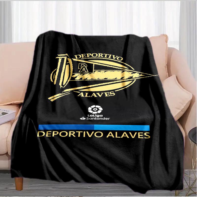 Deportivo FC Printed Throws Blanket Soft Flannel Blankets for Couch Bed Gifts for Men Women Picnic blanket Christmas gifts