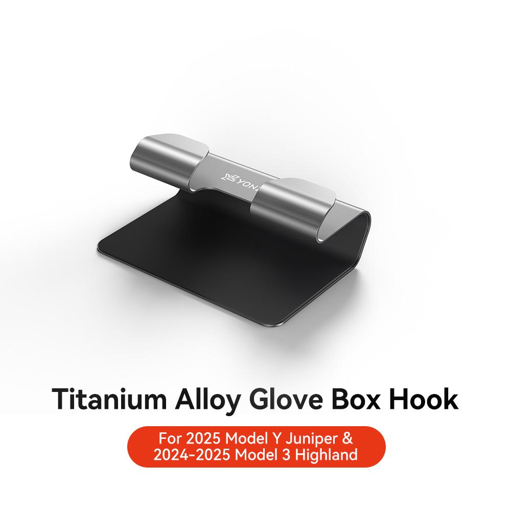 YZ For New Tesla Model 3 Y Highland Juniper 2025 Glove Box Hook Multifunctional Storage Hanger Interior Modification Accessories