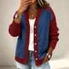 Women's Casual Loose Fit Patchwork Jacket