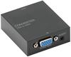 2015 ELECOM AD-HDCV03 Upscan Converter, 3.5mm Diameter, VGA to HDMI, HDMI 1.3, USB Powered