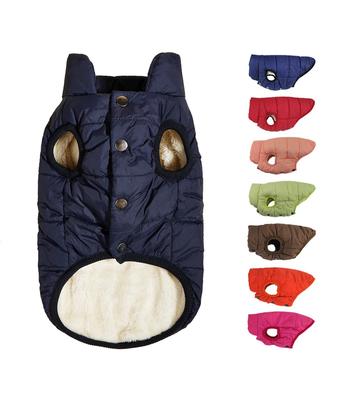 Winter-Hundekleidung für den Außenbereich, kältebeständig, warme Hundejacke mit Fleece-Baumwollfutter, Chihuahua, französische Bulldogge, Welpenkleidung, Mantel