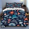 Underwater Marine Design. Bedding Duvet Cover Sets Duvet Covers Pillowcases Gifts (1 * Duvet Cover 2 * Pillowcases, Without Duvet Insert)