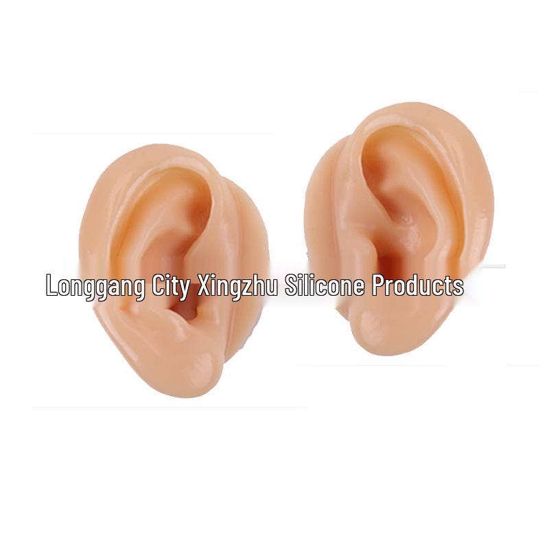 Soft Silicone Ear Model for Earring Display and Teaching Earphones/Hearing Aids