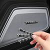 Car Styling 3D Metal Alloy Speaker Audio Stickers Badge Emblem Decal for Tesla Model 3 Model X Y Style Roadster Car Accessories