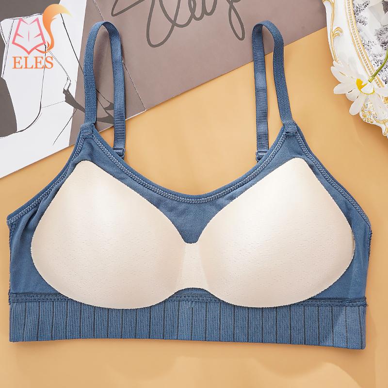 Top Tubolare Sportivo a U Traspirante Crop Lingerie Intimo Sexy Senza Ferretto Bralette Senza Cuciture Reggiseno da Donna Imbottito Top da Notte Reggiseno