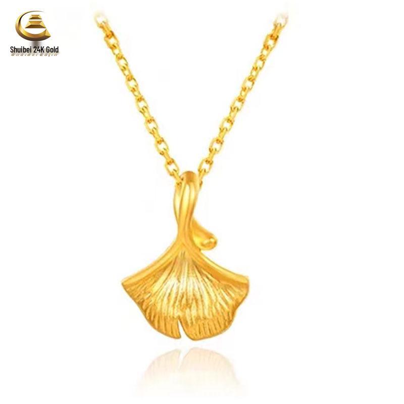 Pure Gold Slim Waist Abacus Pendant Necklace - Promotional Gift Style