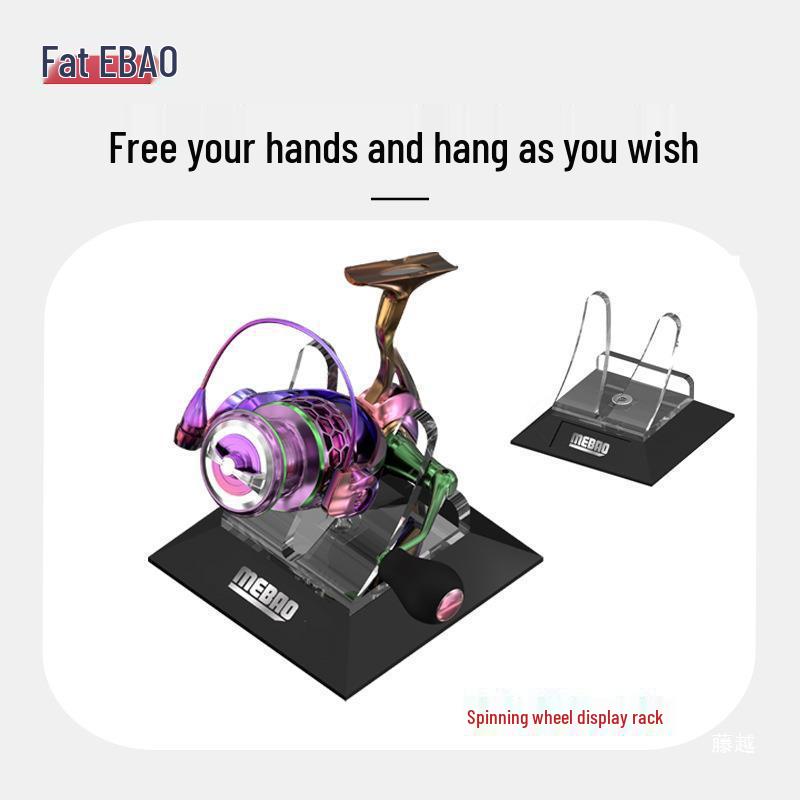 Fishing Reel Display & Storage Stand - Multifunctional Holder for Water Drop and Spinning Reels