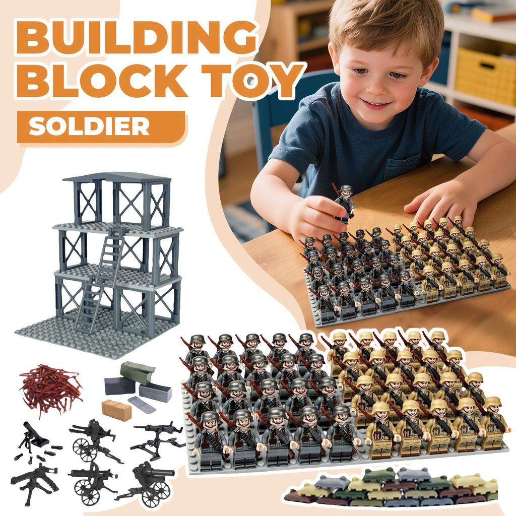 Weapons And Equipment, Watchtowers, Mortars, Compatible Howitzers, Puzzle BuildingBlocks, Minifilm Toys