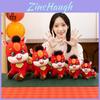 Year Of The Horse Plush Toy With Short Plush Material For New Year Gift And Decoration