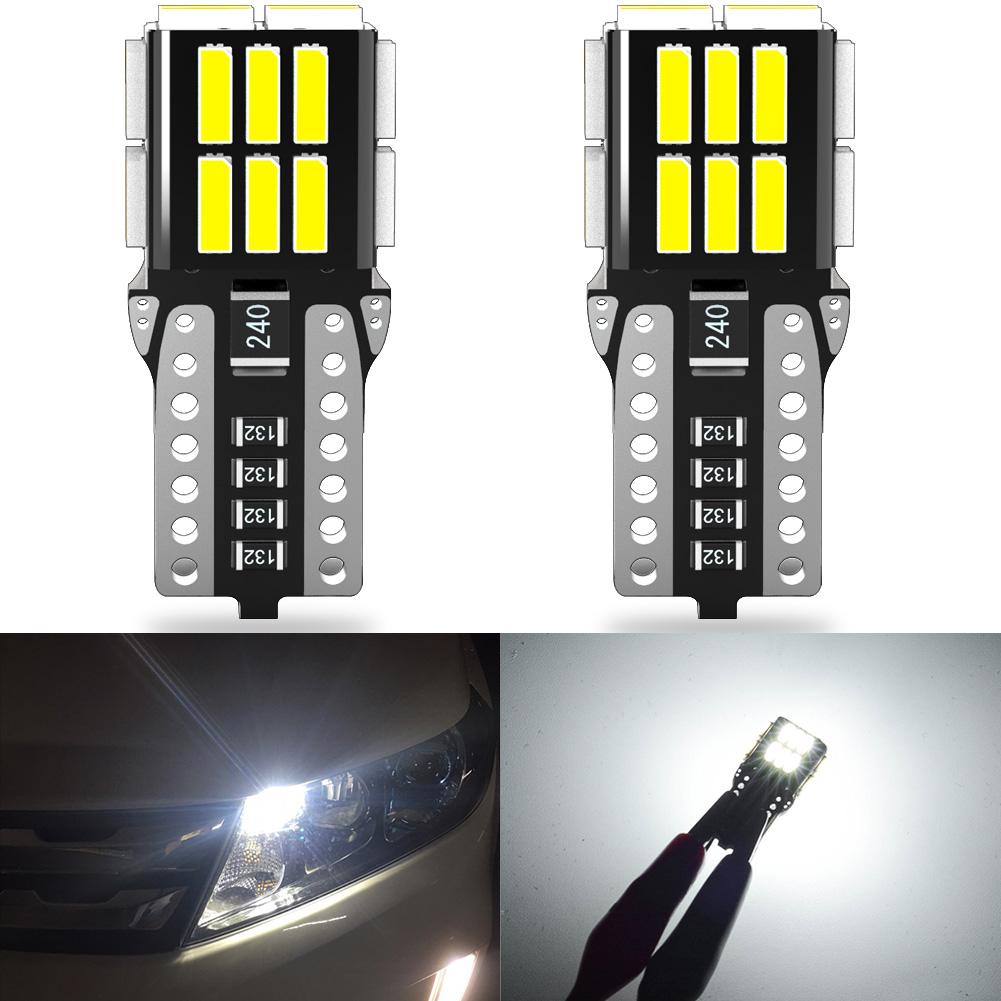 2x T10 W5W Led Bulbs Canbus Parking Clearance Lights Error Free For Renault Duster Megane 2 3 Logan Clio Fluence Captur Sandero
