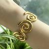 CARLIDANA Fashion Gold Plated Starfish Shell Stud Earrings Open Rings High Quality Stainless Steel Ocean Elements Jewelry Set