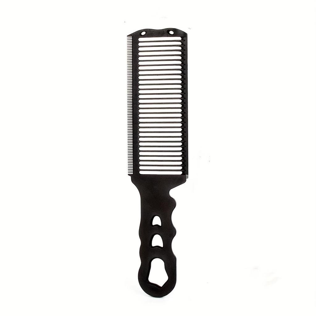 Positioning Hair Cutting Comb Hair Styling Silicone Hair Cutting with Hair Holes Extreme Hand Push Oil Head Hair Cutting Comb