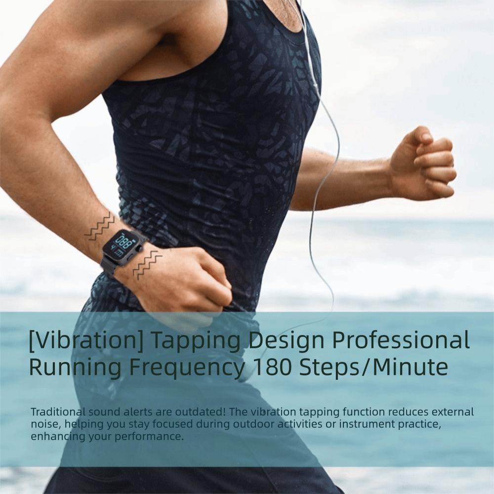 Adjustable Strap Vibrating Metronome Watch App-Adjustable Pulse Metronomes Running Fitness